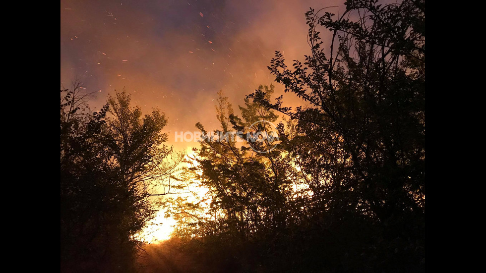 Пожар над село Горно Черковище