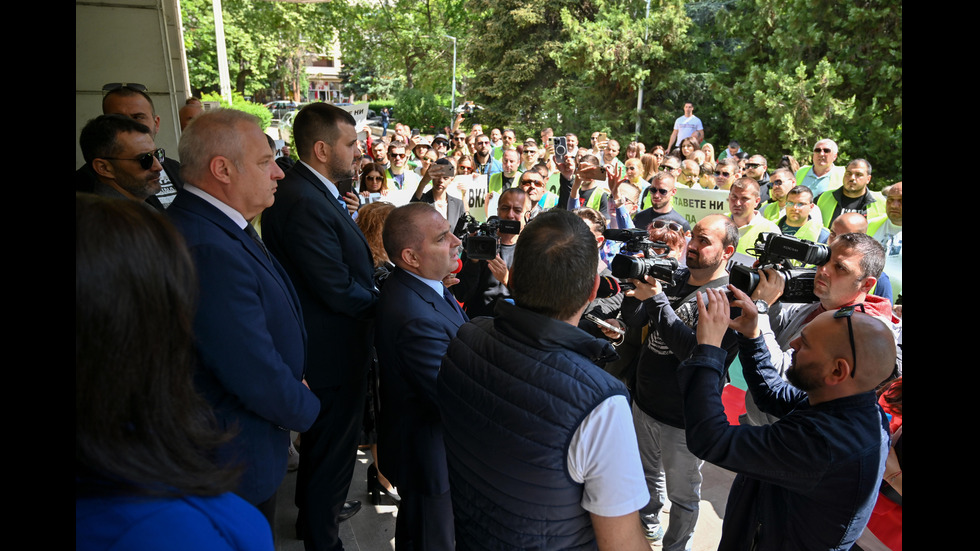 Протест на транспортния бранш в цялата страна