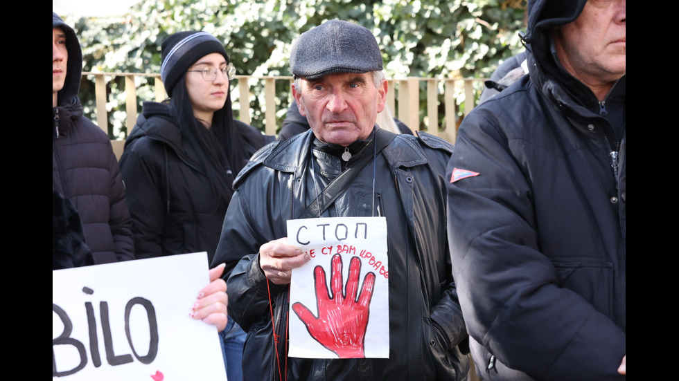 Сръбската общност в България с протест в София