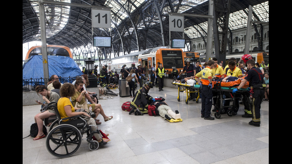 Влакова катастрофа в Барселона