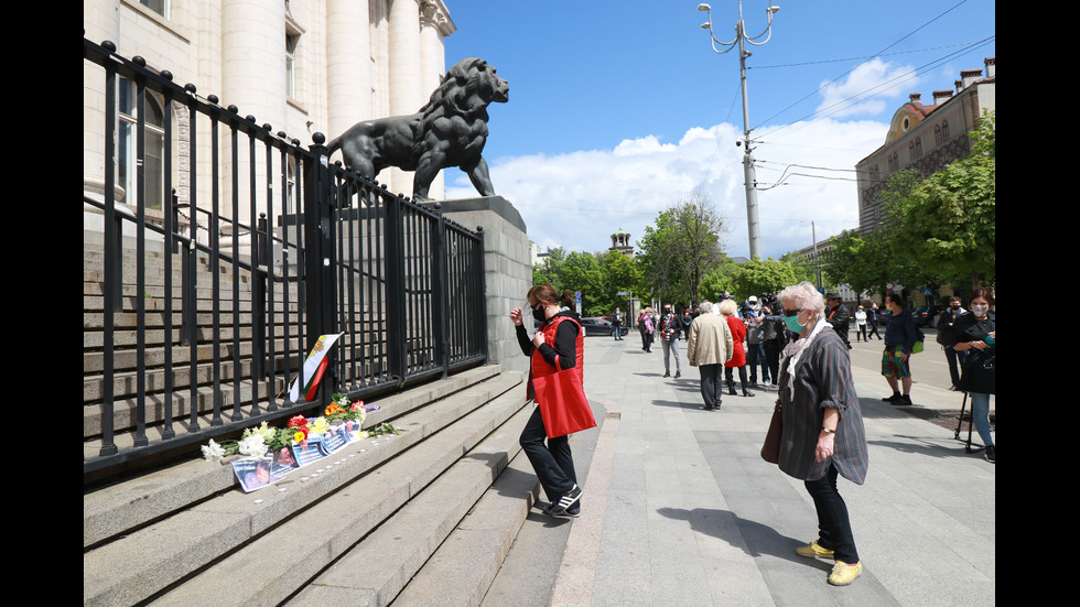 Бдение в памет на Милен Цветков в няколко града