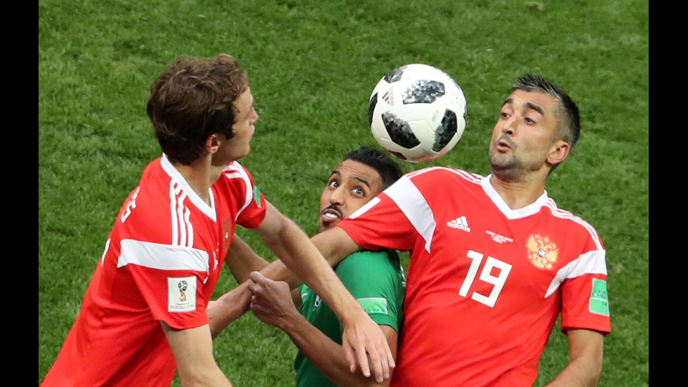 Русия откри Мондиал 2018 със звучна победа срещу Саудитска Арабия