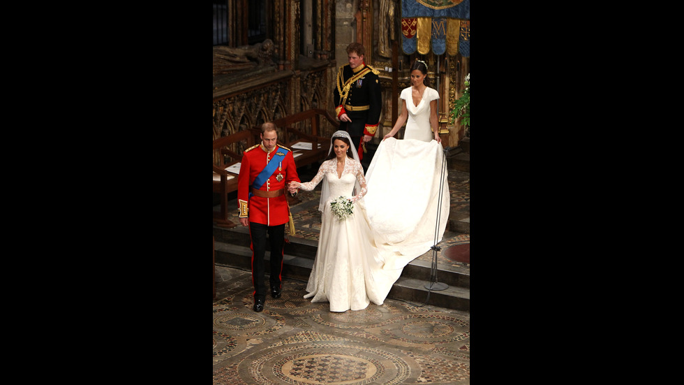 Кралските сватби във Великобритания през изминалия близо век