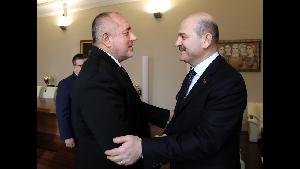 Борисов се срещна с министъра на вътрешните работи на Турция Сюлейман Сойлу