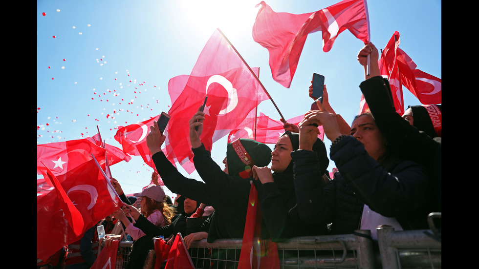 Мега митинг на Ердоган в Истанбул