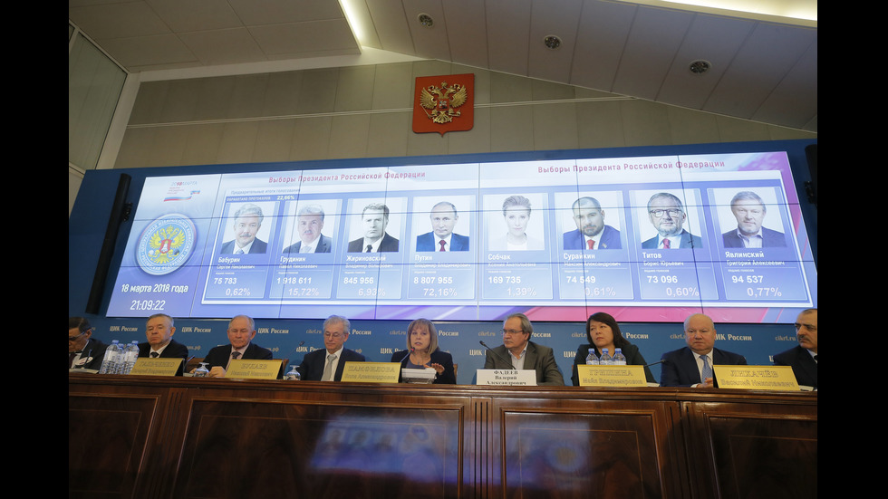 ЕКЗИТ ПОЛ: Путин е преизбран със 73,9%