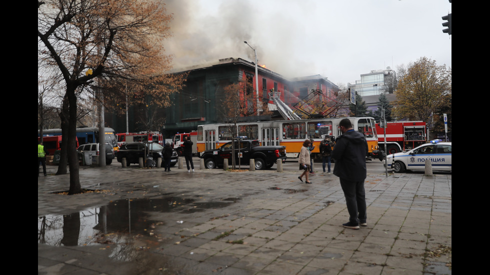 Пожар в емблематично столично заведение