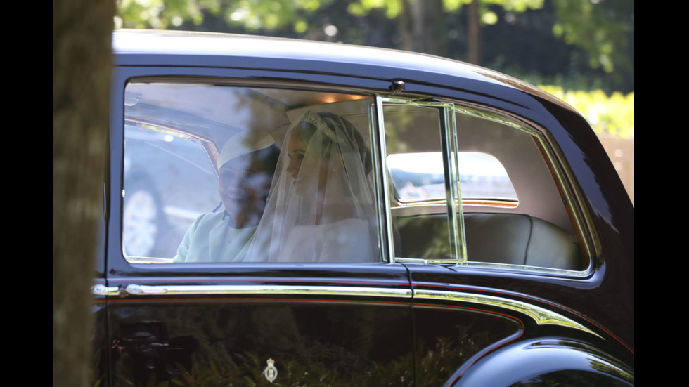 Меган Маркъл пристига в църквата за сватбата