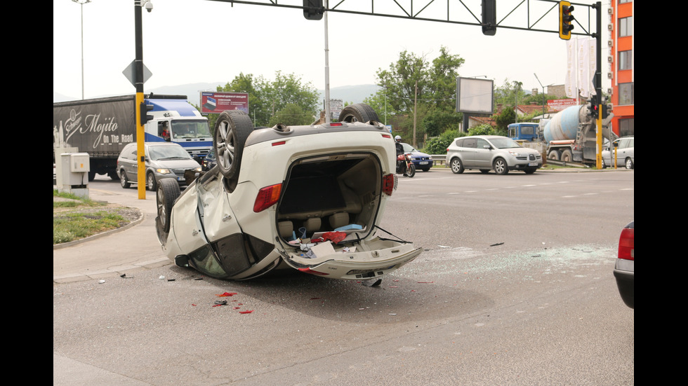 Тежка катастрофа на „Цариградско шосе” в София
