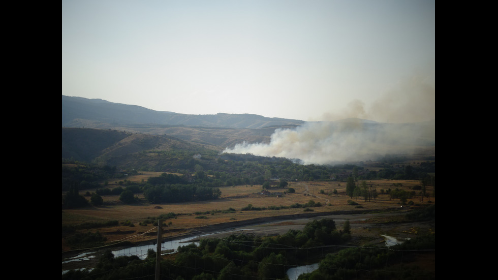 Пожар и в Кюстендилско
