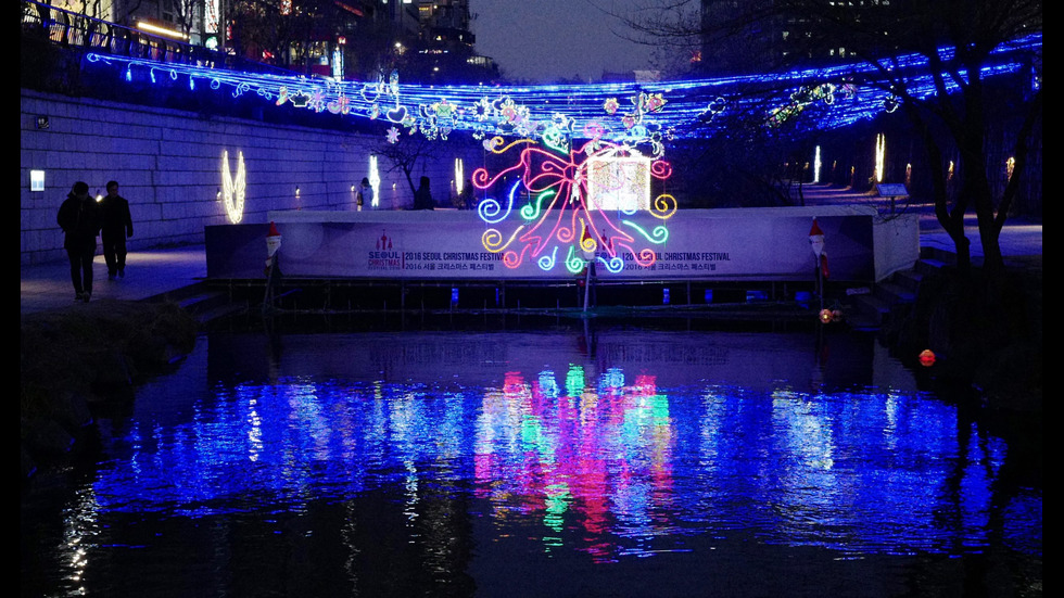 Коледен фестивал в Южна Корея