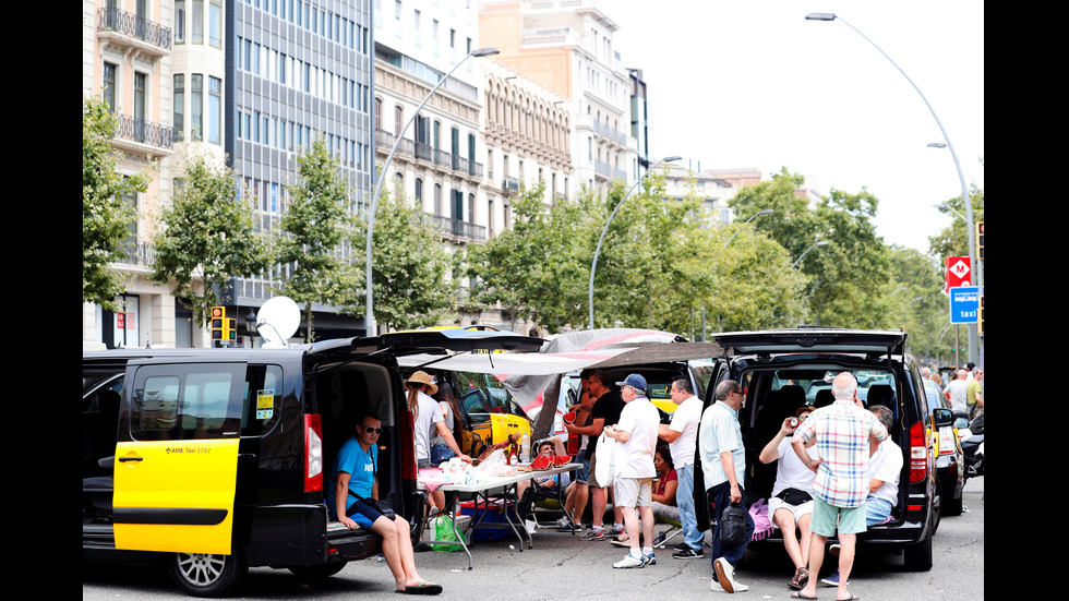 Стачка на таксиметровите шофьори в Мадрид и Барселона