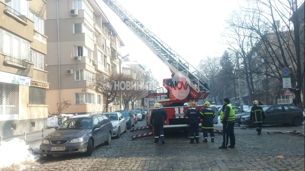 Комин се запали в столицата