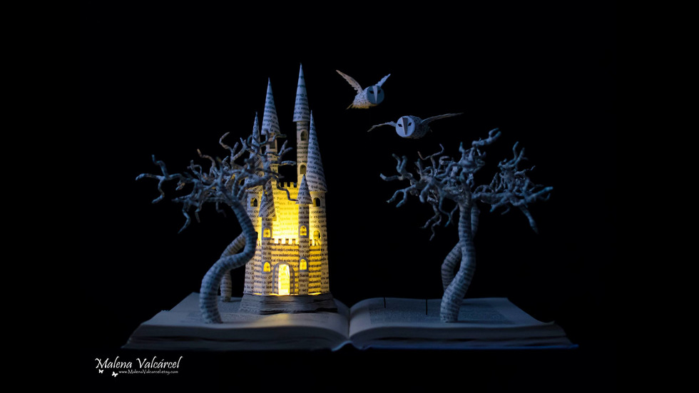 Магически скулптури от хартия