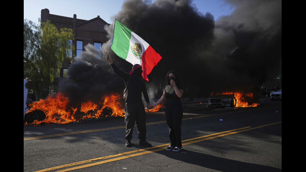 Сблъсъци между Гвардията и протестиращи в Лос Анджелис