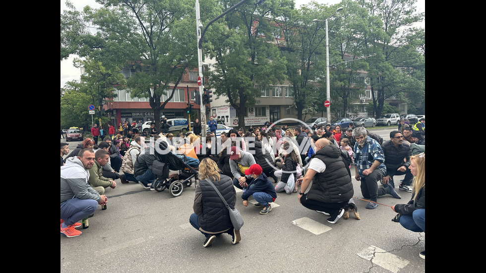 Протест в памет на пометените от млад шофьор пешеходци на бул. "Сливница"