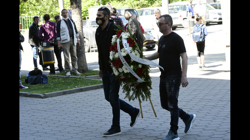 Стотици се сбогуваха с легендата на ЦСКА Георги Димитров - Джеки