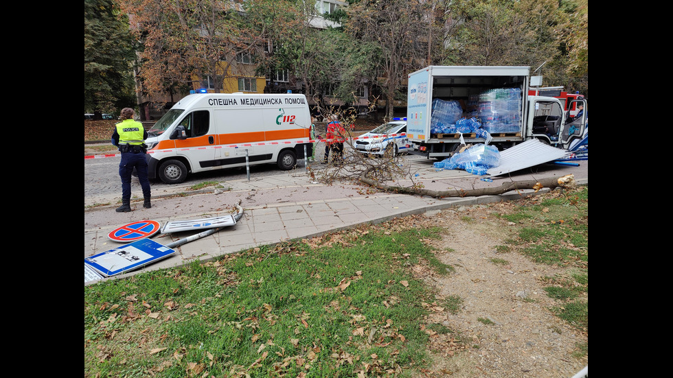 Камион се вряза в спирка в София, 19-годишно момиче загина