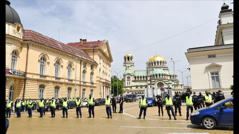 Протест, организиран от партия "Възраждане", в София