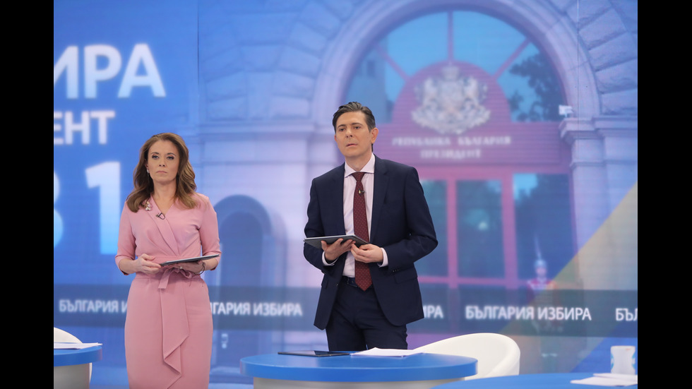 ЗАД КАДЪР: Изборното студио на NOVA