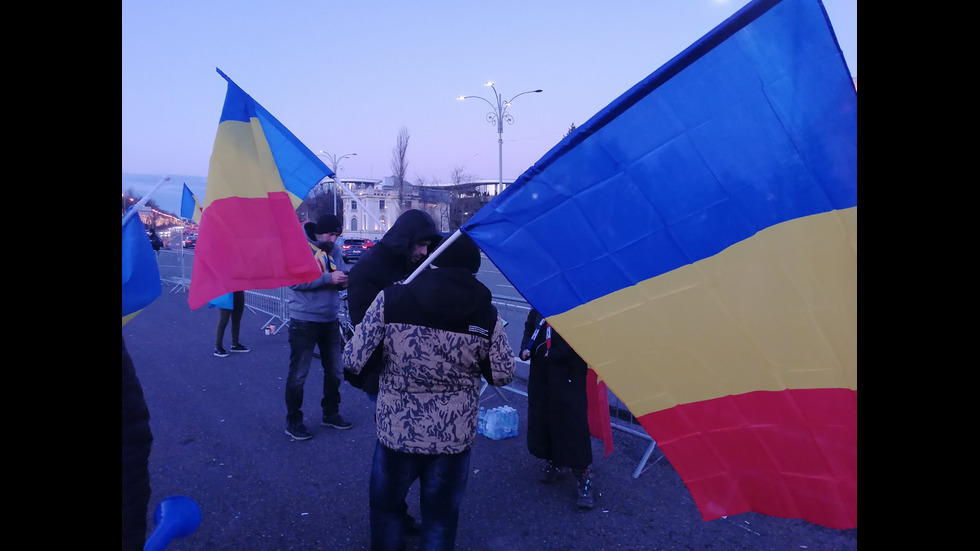 Протест срещу анулирането на президентските избори в Букурещ