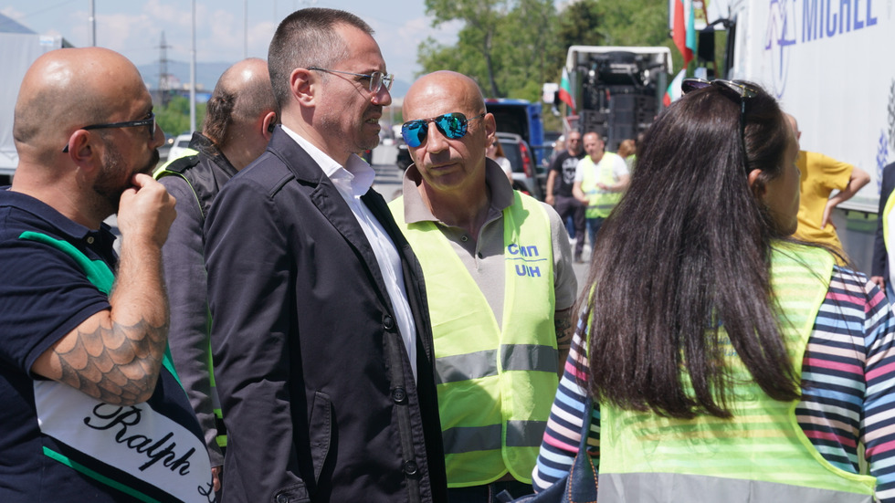 Протест на транспортния бранш в цялата страна