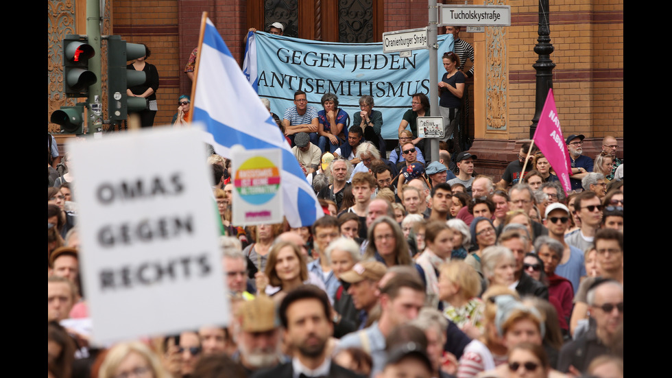 Масови протести в Германия срещу антисемитизма