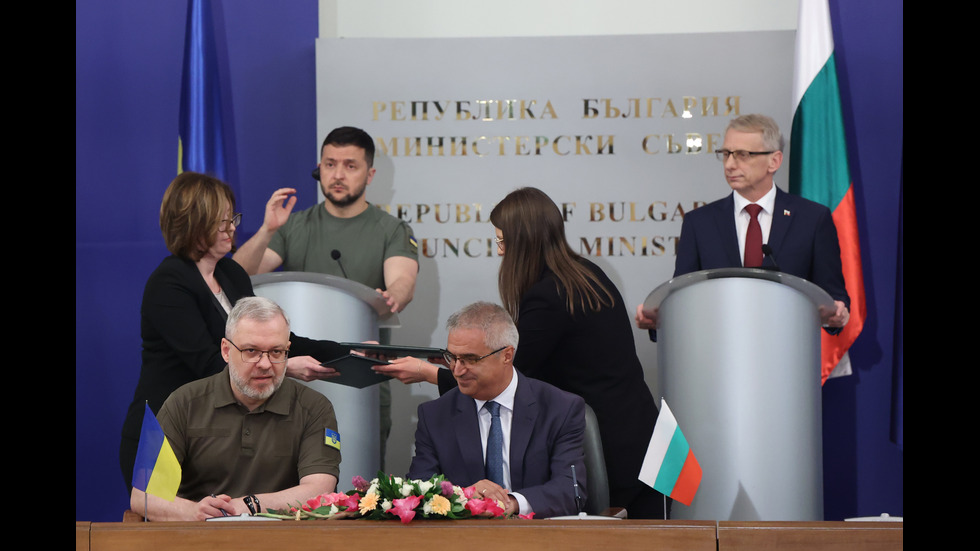 Зеленски на визита в България
