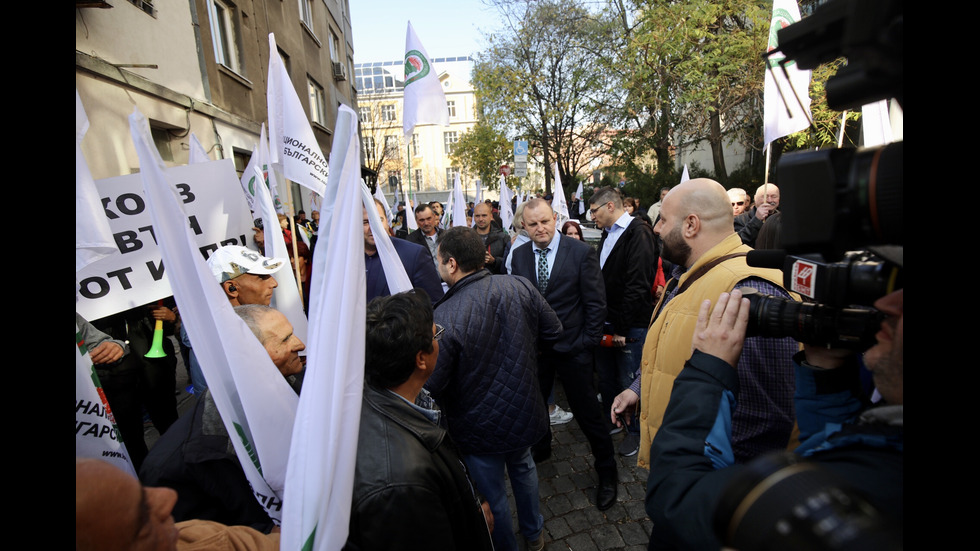 Протест на лозари в София