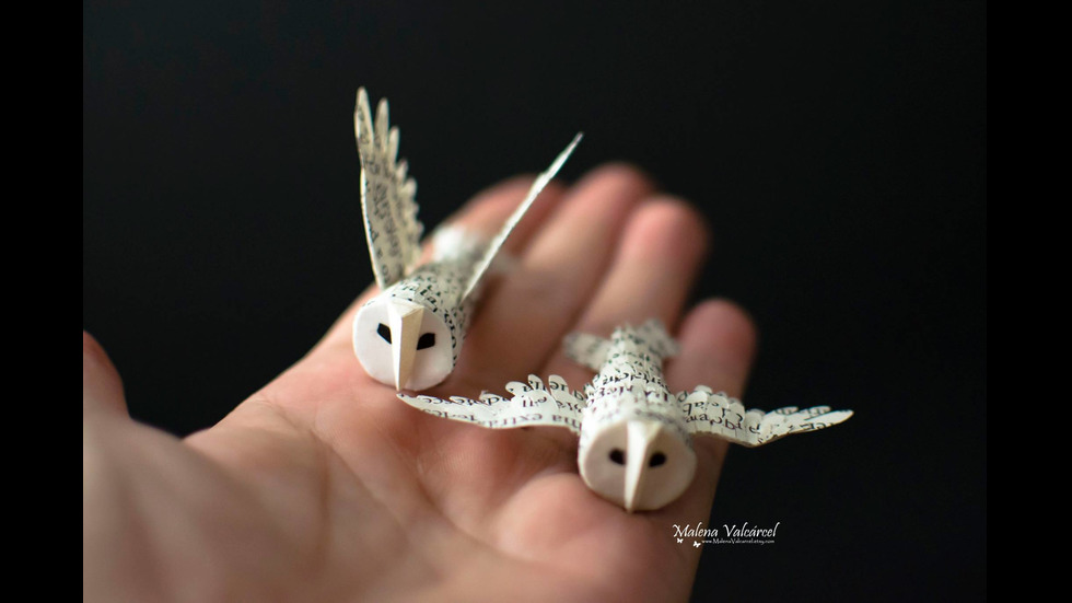 Магически скулптури от хартия