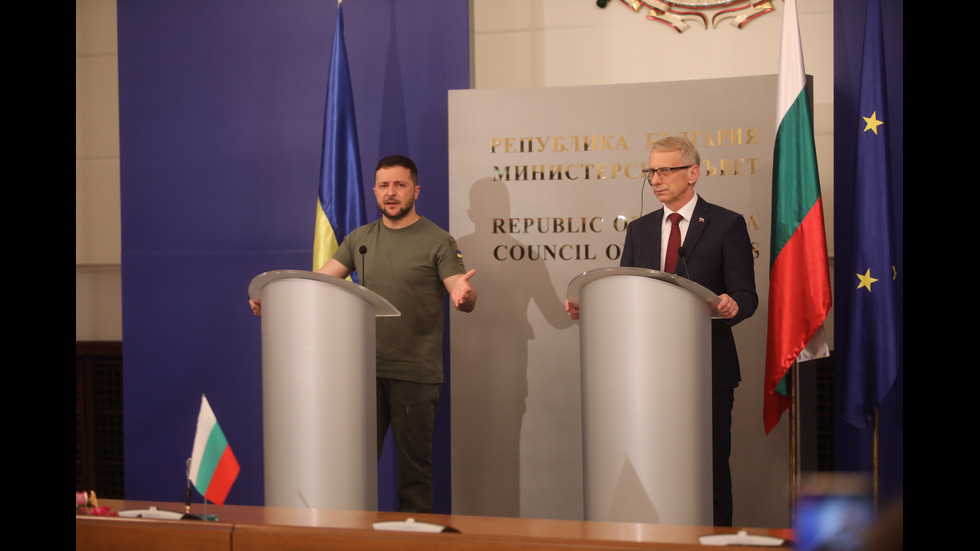 Зеленски на визита в България