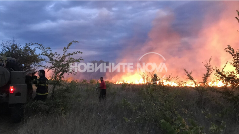 Пожар над село Горно Черковище