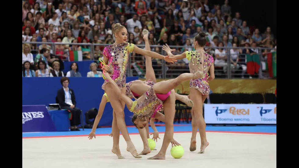"Златните" момичета на финала на Световното първенство по художествена гимнастика