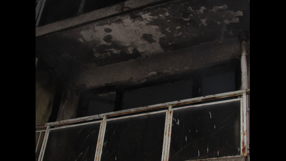 Пожар в жилищен блок в Русе