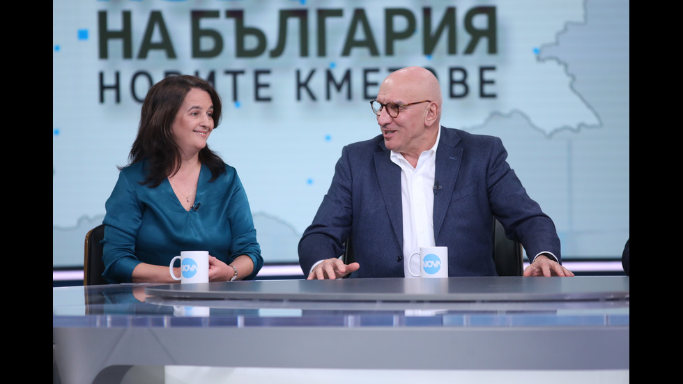 Изборното студио на NOVA - в и зад кадър