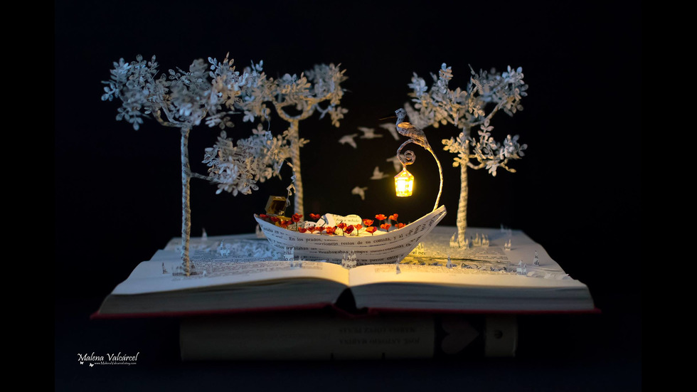 Магически скулптури от хартия