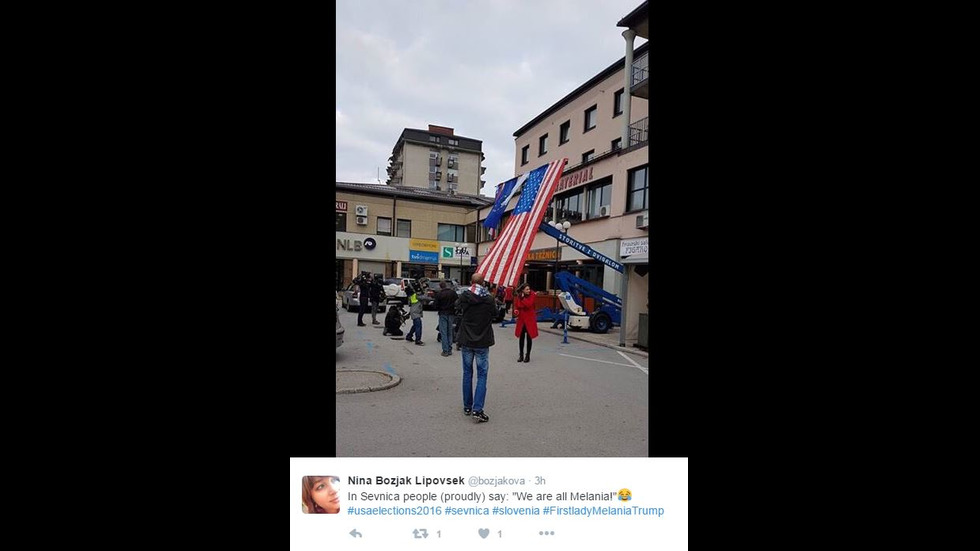 Радост в родния град на Мелания Тръмп