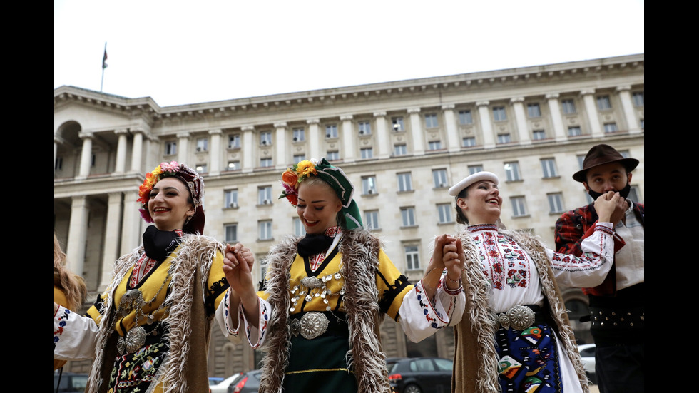 Частни фолклорни ансамбли излязоха на протест