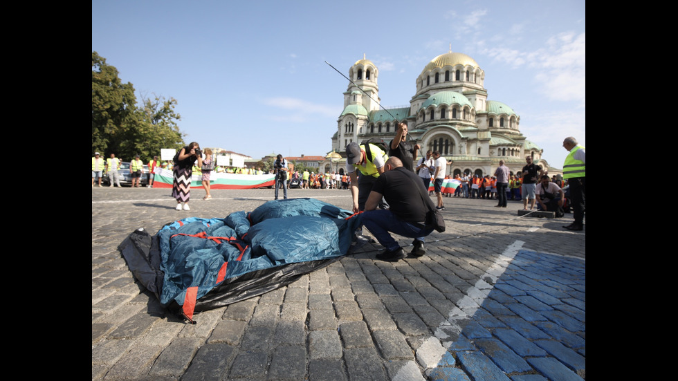 Пътни строители излязоха на протест