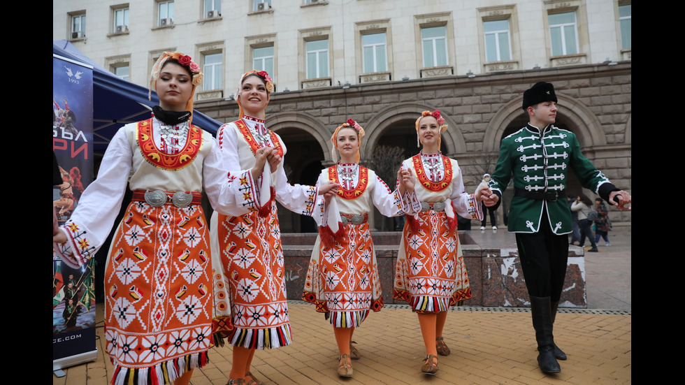 Частни фолклорни ансамбли излязоха на протест