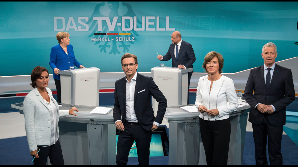 Меркел победи Шулц в ТВ дебат преди изборите