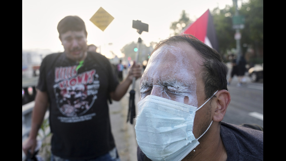 Сблъсъци между Гвардията и протестиращи в Лос Анджелис