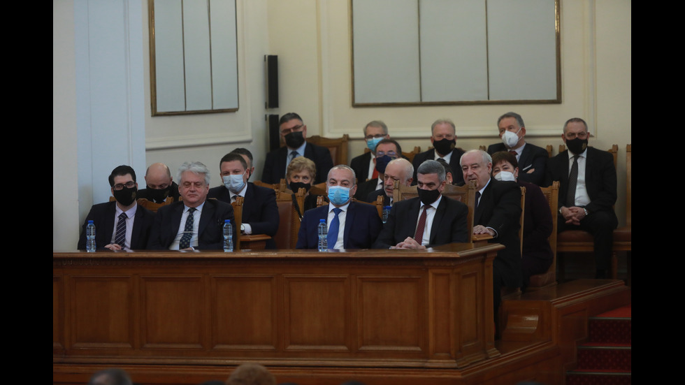 Извънредно заседание на НС за избор на кабинет