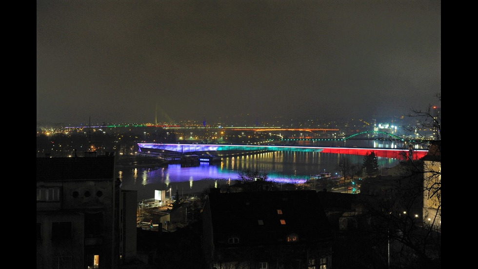 Символи на Белград грейнаха в цветовете на българския трибагреник