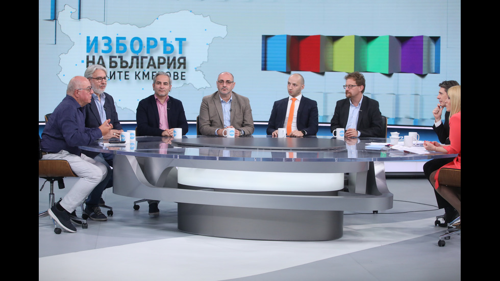 Изборното студио на NOVA - в и зад кадър