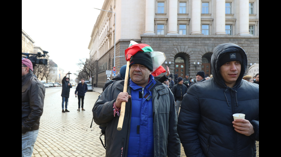 Протест на ГЕРБ след ареста на Борисов, Арнаудова и Горанов