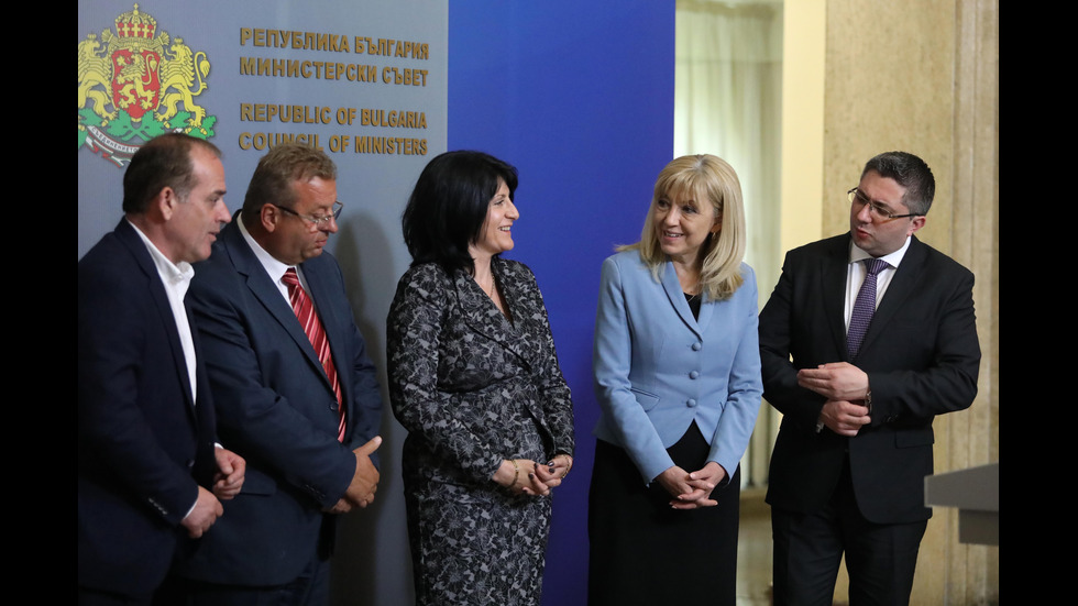 Брифинг на представители на превозвачите след среща с премиера Борисов