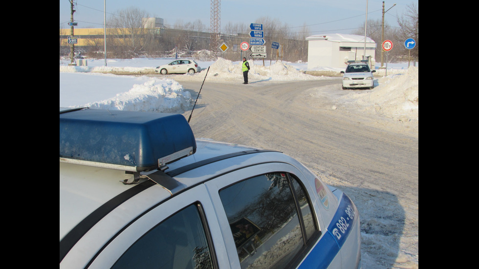 Опашка от тирове на Дунав мост при Русе