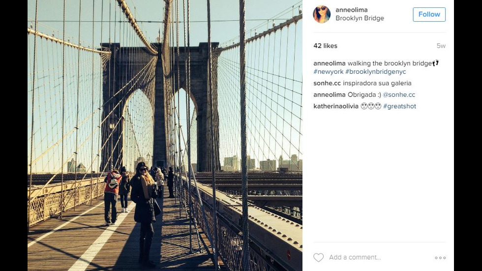 Бруклинският мост в Ню Йорк