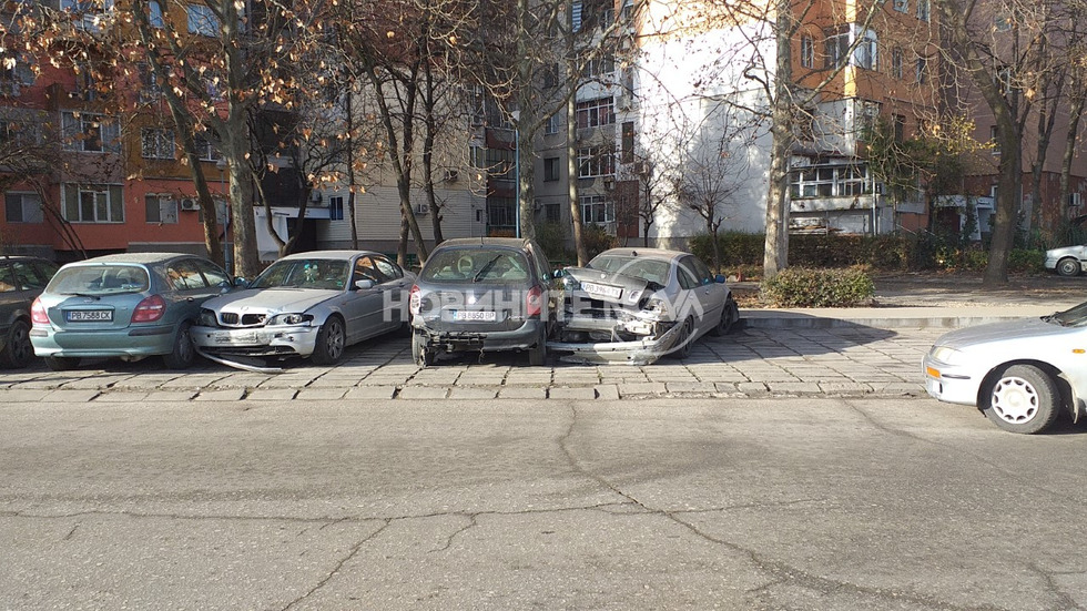 Един арестуван и пет ударени коли след гонка с полицията в Пловдив